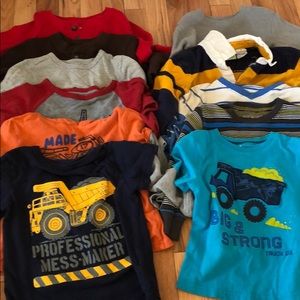 Lot of 11- 3T shirts (10 long, 1 shirt sleeved)